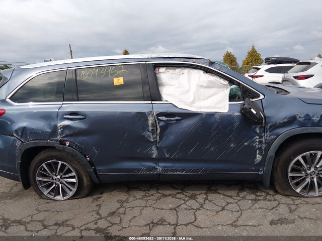 2019 Toyota Highlander Xle მანქანა იყიდება აუქციონზე, vin: 5TDJZRFH2KS977670, აუქციონის ნომერი: 46093452