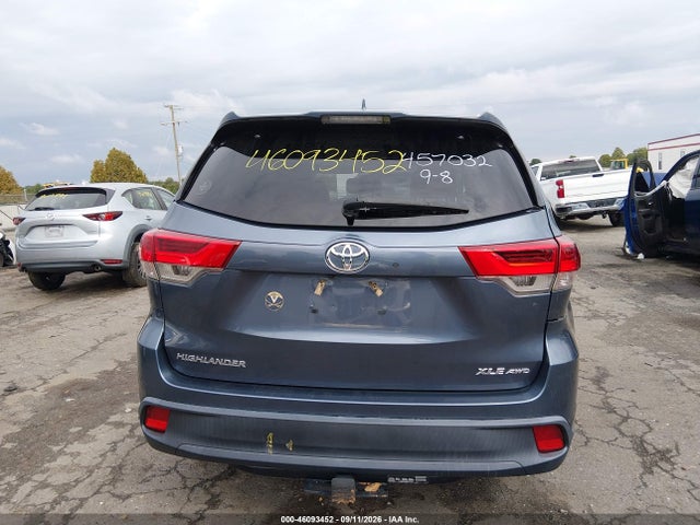 2019 Toyota Highlander Xle მანქანა იყიდება აუქციონზე, vin: 5TDJZRFH2KS977670, აუქციონის ნომერი: 46093452