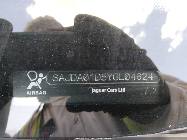 46093572 :رقم المزاد ، SAJDA01D5YGL04624 vin ، 2000 Jaguar S-type 4.0l V8 مزاد بيع