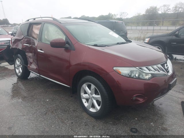 Продажа на аукционе авто 2010 Nissan Murano Sl, vin: JN8AZ1MW3AW103270, номер лота: 46093601