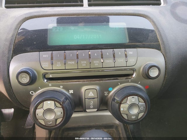 46093758 :رقم المزاد ، 2G1FA1ED8B9123409 vin ، 2011 Chevrolet Camaro 2ls مزاد بيع
