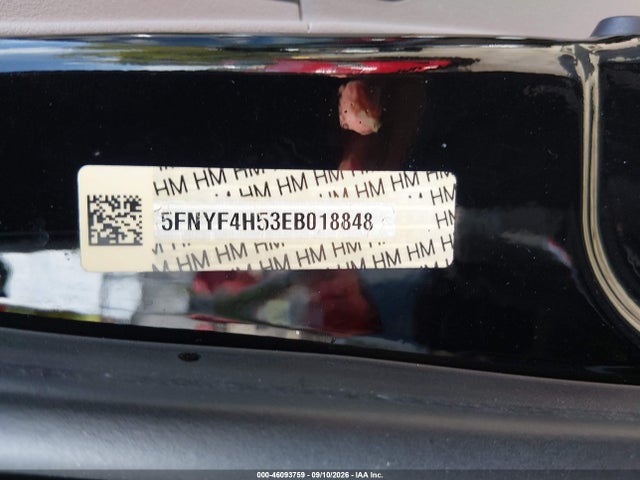 46093759 :رقم المزاد ، 5FNYF4H53EB018848 vin ، 2014 Honda Pilot Ex-l مزاد بيع