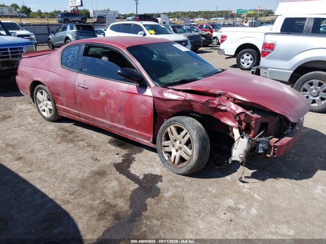 Продажа на аукционе авто 2007 Chevrolet Monte Carlo Lt, vin: 2G1WK15K279147725, номер лота: 46093808