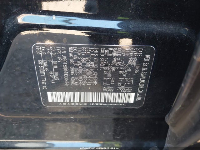 Auction sale of the 2026 Nissan Rogue Platinum, vin: JN8BT3DD6TW300484, lot number: 46093813