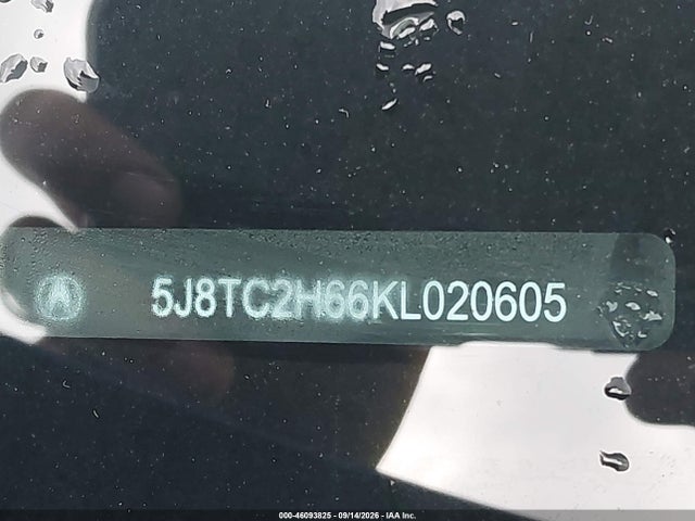 Продажа на аукционе авто 2019 Acura Rdx A-spec Package, vin: 5J8TC2H66KL020605, номер лота: 46093825