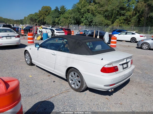 2005 Bmw 325ci მანქანა იყიდება აუქციონზე, vin: WBABW33405PL37240, აუქციონის ნომერი: 46093908