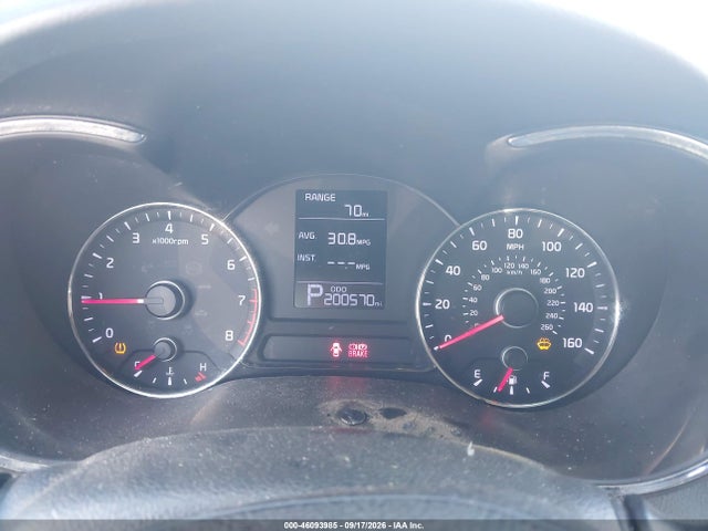 2016 Kia Forte Lx მანქანა იყიდება აუქციონზე, vin: KNAFK4A69G5551052, აუქციონის ნომერი: 46093985