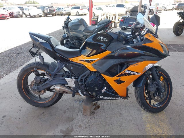 Продажа на аукционе авто 2019 Kawasaki Ex650 F, vin: JKAEXEK17KDA32652, номер лота: 46094054