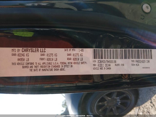 Aukcja sprzedaży 2009 Chrysler 300 Touring/signature Series/executive Series, vin: 2C3KA53V79H593198, numer aukcji: 46094057