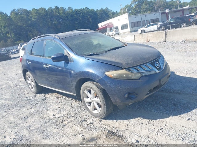2009 Nissan Murano Sl მანქანა იყიდება აუქციონზე, vin: JN8AZ18U69W007217, აუქციონის ნომერი: 46094244