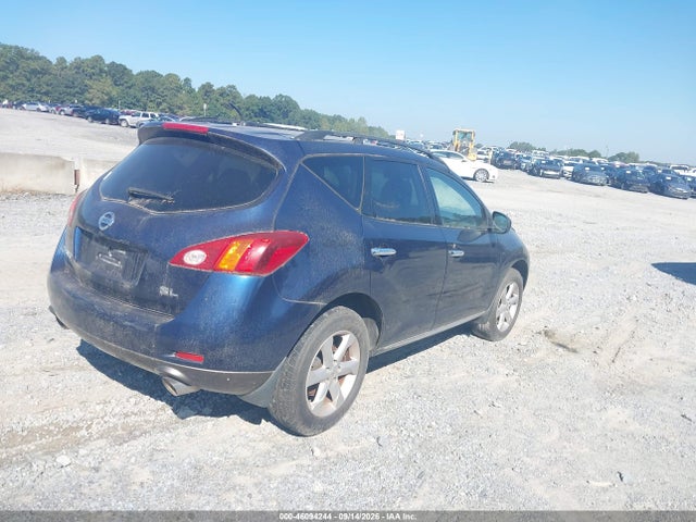 2009 Nissan Murano Sl მანქანა იყიდება აუქციონზე, vin: JN8AZ18U69W007217, აუქციონის ნომერი: 46094244
