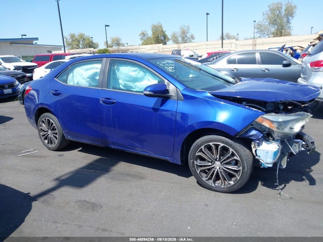 46094256 :رقم المزاد ، 5YFBURHE1FP199902 vin ، 2015 Toyota Corolla S Plus مزاد بيع