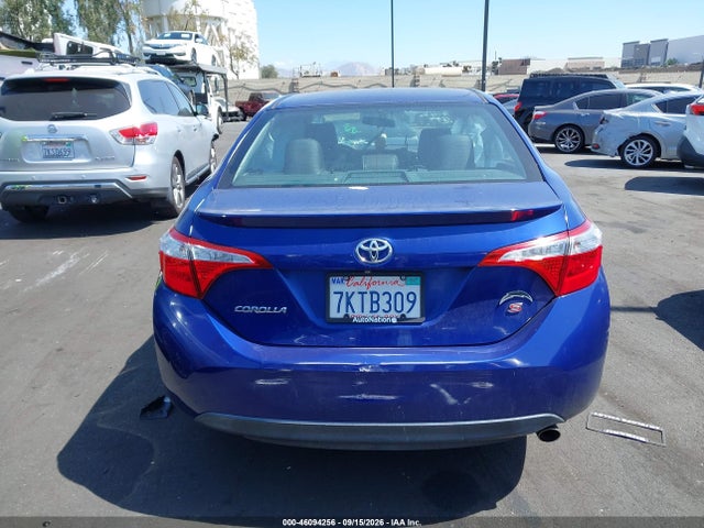 46094256 :رقم المزاد ، 5YFBURHE1FP199902 vin ، 2015 Toyota Corolla S Plus مزاد بيع