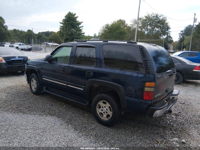 2005 Chevrolet Tahoe Ls მანქანა იყიდება აუქციონზე, vin: 1GNEK13T85R204440, აუქციონის ნომერი: 46094301