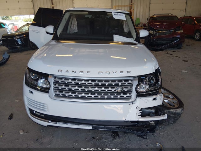 Aukcja sprzedaży 2016 Land Rover Range Rover 3.0l V6 Turbocharged Diesel Hse Td6, vin: SALGS2KF4GA245709, numer aukcji: 46094351