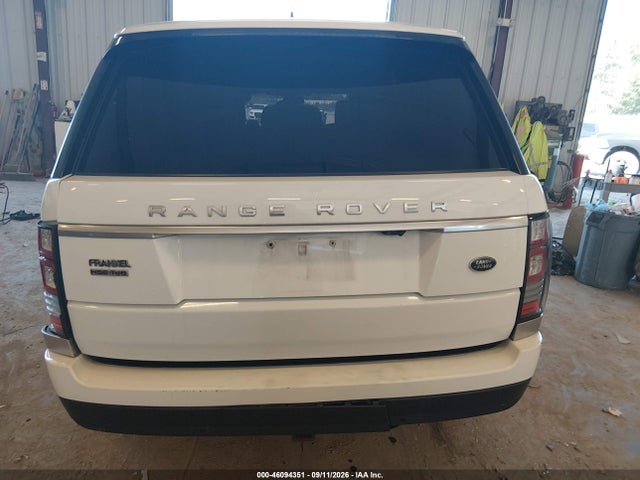 Aukcja sprzedaży 2016 Land Rover Range Rover 3.0l V6 Turbocharged Diesel Hse Td6, vin: SALGS2KF4GA245709, numer aukcji: 46094351
