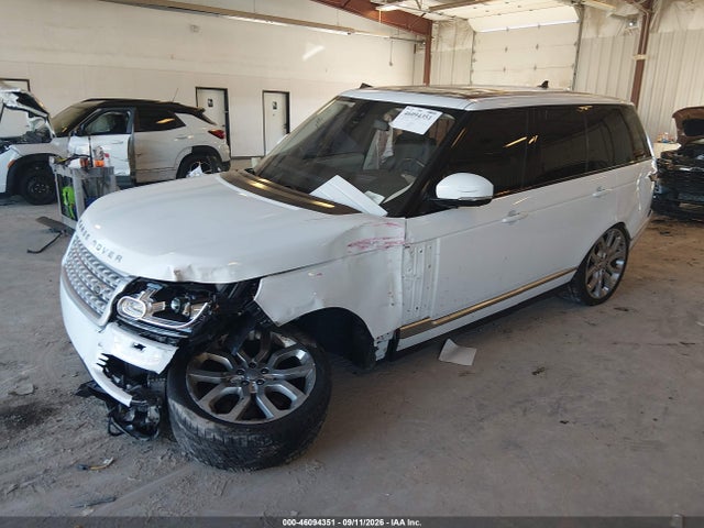 Aukcja sprzedaży 2016 Land Rover Range Rover 3.0l V6 Turbocharged Diesel Hse Td6, vin: SALGS2KF4GA245709, numer aukcji: 46094351