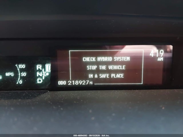2015 Toyota Prius Five მანქანა იყიდება აუქციონზე, vin: JTDKN3DU7F1892100, აუქციონის ნომერი: 46094363