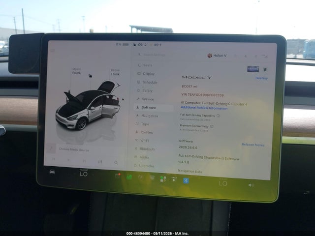 7SAYGDED8RF083339 Tesla Model Y