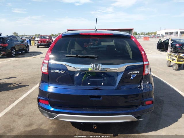2015 Honda Cr-v Ex მანქანა იყიდება აუქციონზე, vin: 5J6RM4H58FL098943, აუქციონის ნომერი: 46094547
