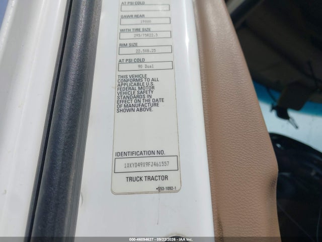 Kenworth Construction T680 2015 1XKYD49X9FJ461557 Image 8