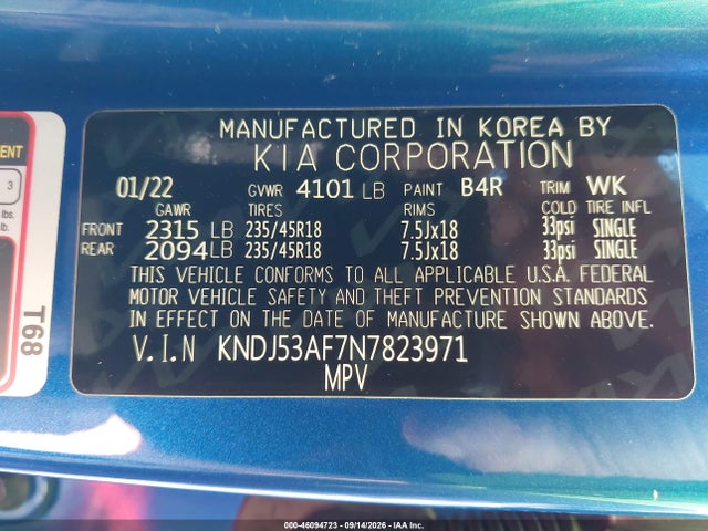 KIA Soul Turbo 2022 KNDJ53AF7N7823971 Image 9