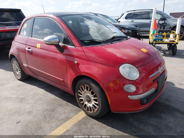 2015 Fiat 500 Lounge მანქანა იყიდება აუქციონზე, vin: 3C3CFFCR3FT504213, აუქციონის ნომერი: 46094755
