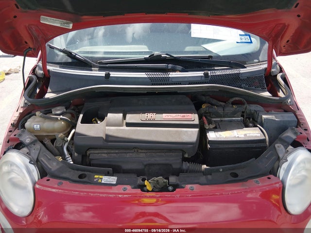 2015 Fiat 500 Lounge მანქანა იყიდება აუქციონზე, vin: 3C3CFFCR3FT504213, აუქციონის ნომერი: 46094755