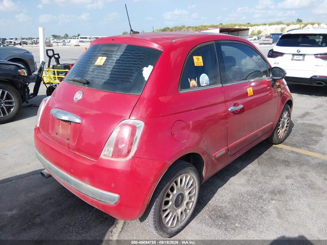 2015 Fiat 500 Lounge მანქანა იყიდება აუქციონზე, vin: 3C3CFFCR3FT504213, აუქციონის ნომერი: 46094755