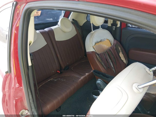 2015 Fiat 500 Lounge მანქანა იყიდება აუქციონზე, vin: 3C3CFFCR3FT504213, აუქციონის ნომერი: 46094755