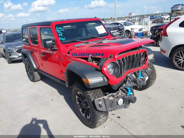 2024 Jeep Wrangler 4xe Rubicon 4xe მანქანა იყიდება აუქციონზე, vin: 1C4RJXR68RW292396, აუქციონის ნომერი: 46095011