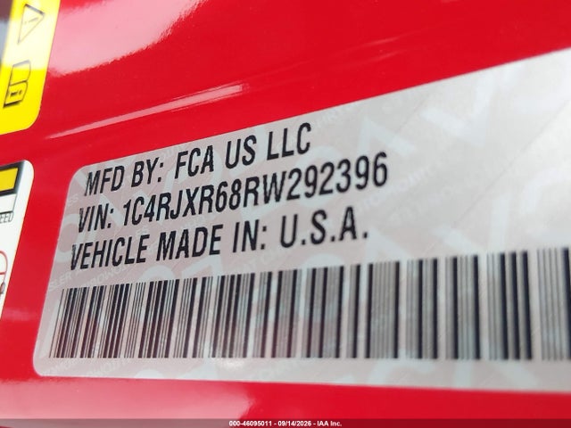 2024 Jeep Wrangler 4xe Rubicon 4xe მანქანა იყიდება აუქციონზე, vin: 1C4RJXR68RW292396, აუქციონის ნომერი: 46095011