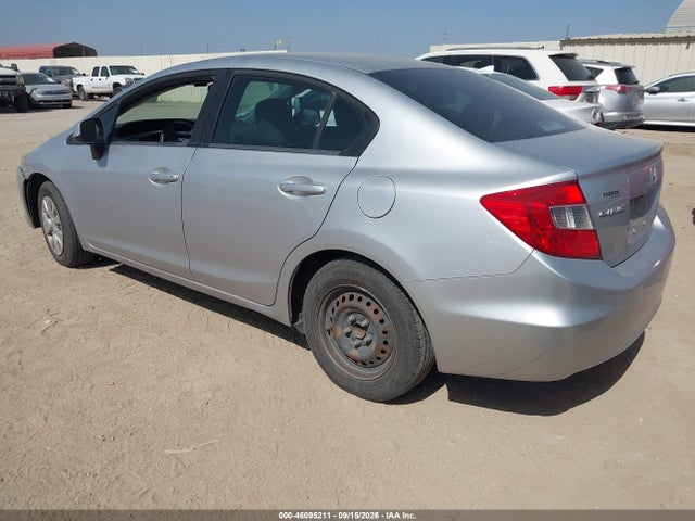 46095211 :رقم المزاد ، 19XFB2F56CE305341 vin ، 2012 Honda Civic Lx مزاد بيع