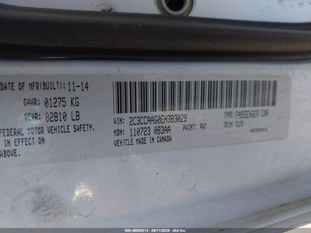 Продаж на аукціоні авто 2014 Chrysler 300, vin: 2C3CCAAG0EH383029, номер лоту: 46095213