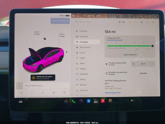 Tesla Model 3 Standard Range Plus Rear-wheel Drive 2021 5YJ3E1EA8MF009462 Image 18