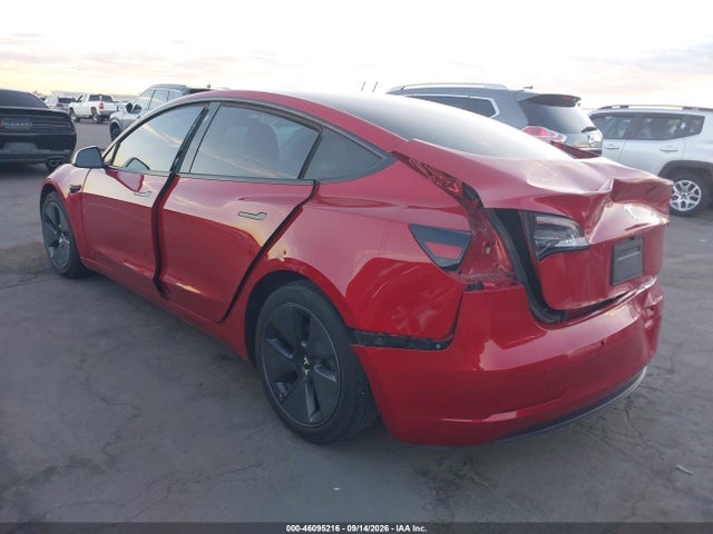 Tesla Model 3 Standard Range Plus Rear-wheel Drive 2021 5YJ3E1EA8MF009462 Image 3