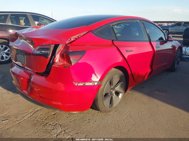 Tesla Model 3 Standard Range Plus Rear-wheel Drive 2021 5YJ3E1EA8MF009462 Image 4