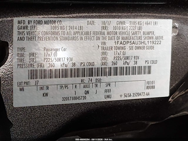 Ford C-max Hybrid Se 2017 1FADP5AU3HL119222 Image 9
