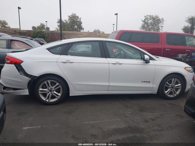 2018 Ford Fusion Hybrid Se მანქანა იყიდება აუქციონზე, vin: 3FA6P0LU9JR150538, აუქციონის ნომერი: 46095303