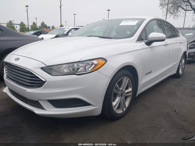 2018 Ford Fusion Hybrid Se მანქანა იყიდება აუქციონზე, vin: 3FA6P0LU9JR150538, აუქციონის ნომერი: 46095303