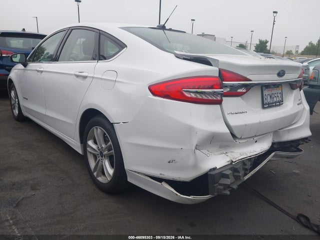 2018 Ford Fusion Hybrid Se მანქანა იყიდება აუქციონზე, vin: 3FA6P0LU9JR150538, აუქციონის ნომერი: 46095303