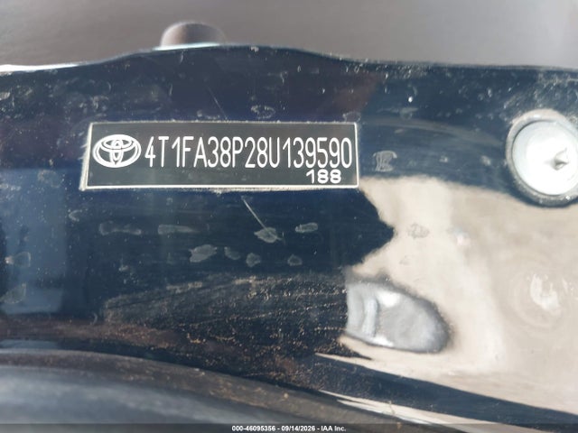 46095356 :رقم المزاد ، 4T1FA38P28U139590 vin ، 2008 Toyota Camry Solara Sle مزاد بيع