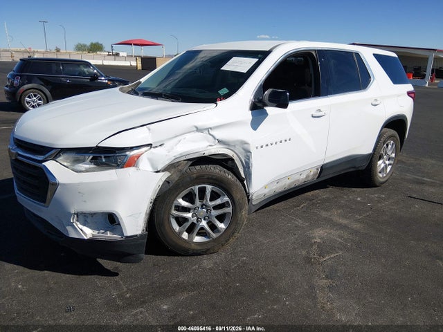 46095416 :رقم المزاد ، 1GNERFKW8KJ181076 vin ، 2019 Chevrolet Traverse Ls مزاد بيع