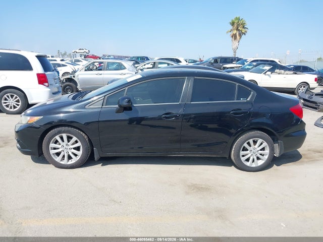 46095462 :رقم المزاد ، 19XFB2F88CE391195 vin ، 2012 Honda Civic Ex مزاد بيع