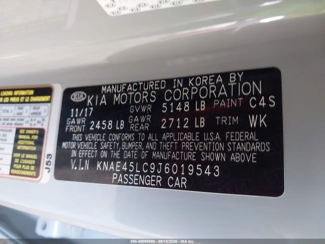 KIA Stinger Gt1 2018 KNAE45LC9J6019543 Image 9