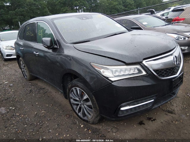 Продажа на аукционе авто 2016 Acura Mdx Technology   Acurawatch Plus Packages/technology Package, vin: 5FRYD4H45GB033754, номер лота: 46095597
