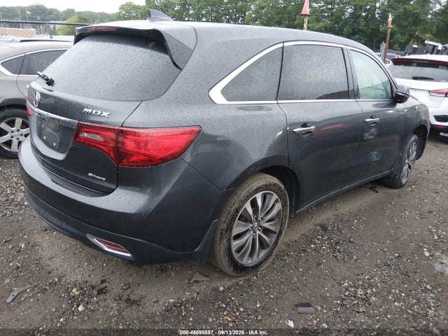 Продажа на аукционе авто 2016 Acura Mdx Technology   Acurawatch Plus Packages/technology Package, vin: 5FRYD4H45GB033754, номер лота: 46095597