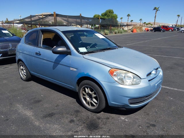 46095670 :رقم المزاد ، KMHCM36C17U006599 vin ، 2007 Hyundai Accent Gs مزاد بيع