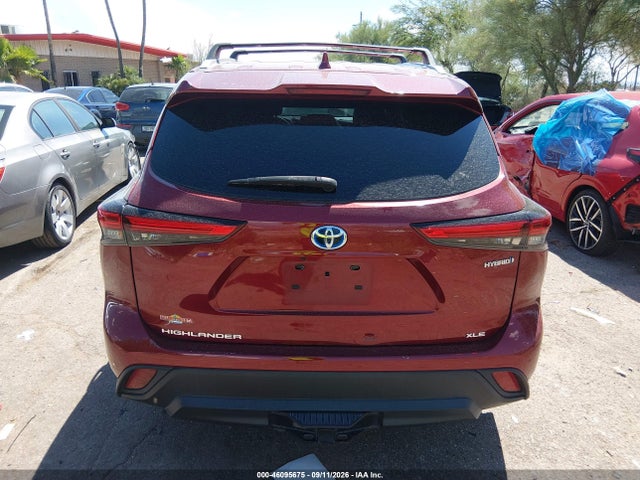 Aukcja sprzedaży 2022 Toyota Highlander Hybrid Xle, vin: 5TDHARAH8NS516202, numer aukcji: 46095675