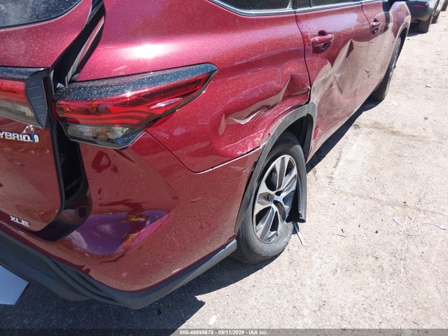 Aukcja sprzedaży 2022 Toyota Highlander Hybrid Xle, vin: 5TDHARAH8NS516202, numer aukcji: 46095675